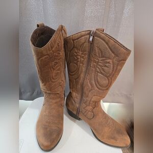 Torrid Wide Calf Brown Cowgirl Women's Boots